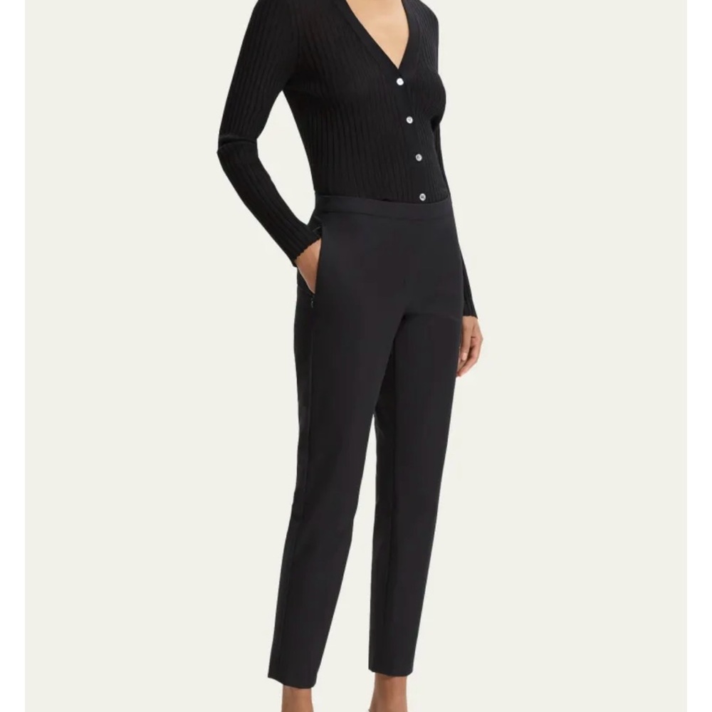 Theory Black Women's Trousers - Picture 2 of 6